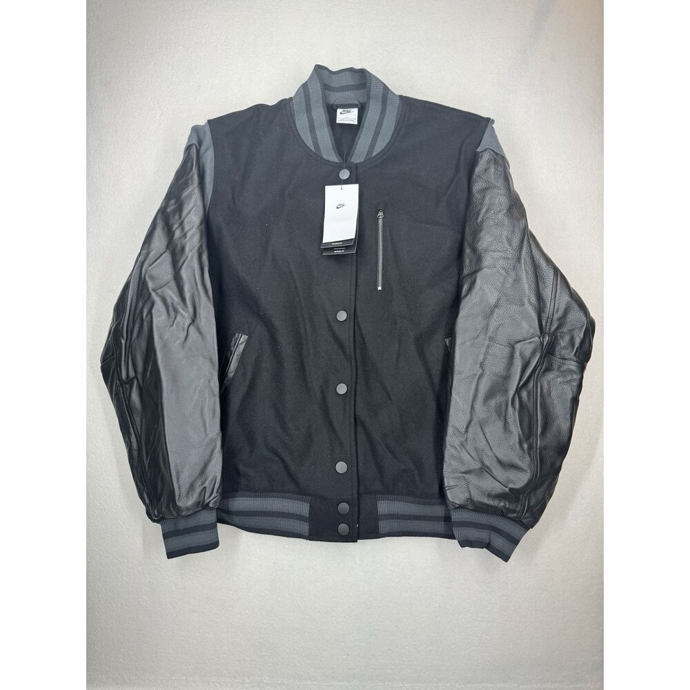 Nike Women's Sportswear Classic Destroyer Jacket Black FN3672-010 Large NWT $500